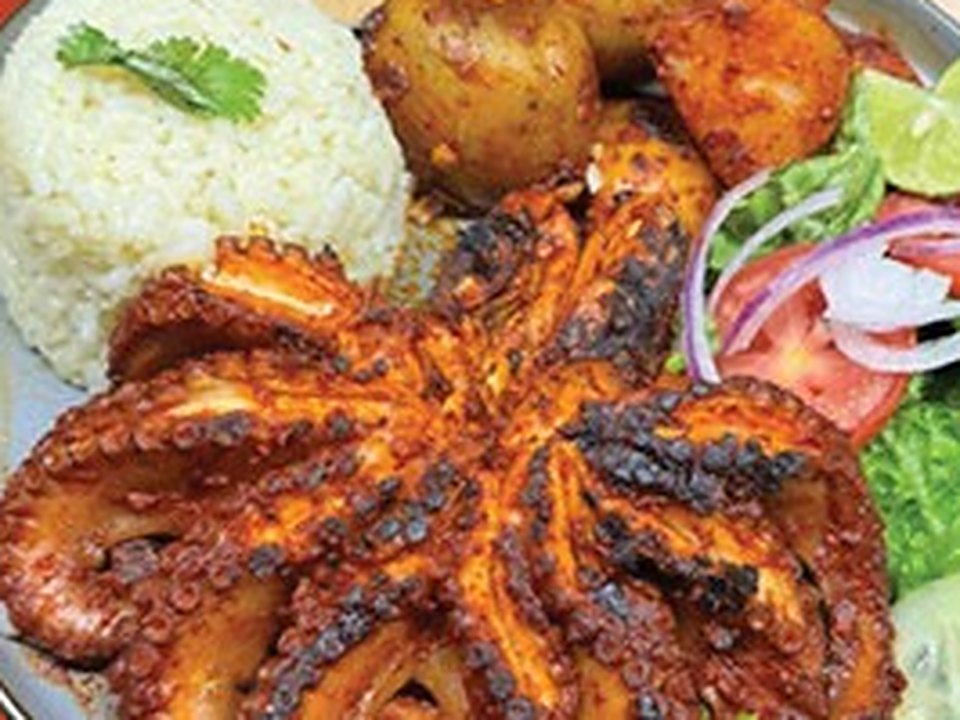 Pulpo Zarandeado